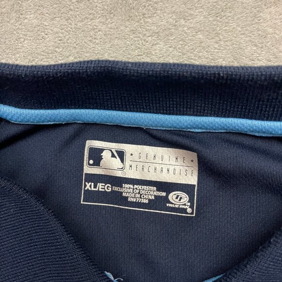 Tampa Bay Rays Blue Polo Shirt Men’s Size XL - Picture 3 of 7